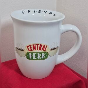 Friends Central Perk Flared Rim Ceramic Coffee Mug 16 oz Silver Buffalo